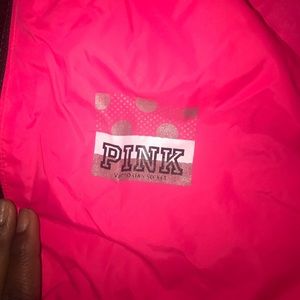 VS Pink rain jacket